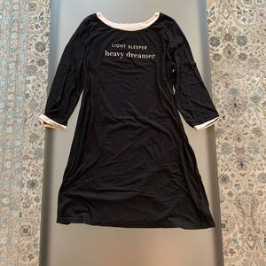 Kate Spade Women’s Medium Black Nightgown